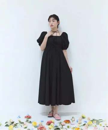 LAVANDA 2WAY 롱 원피스 블랙
