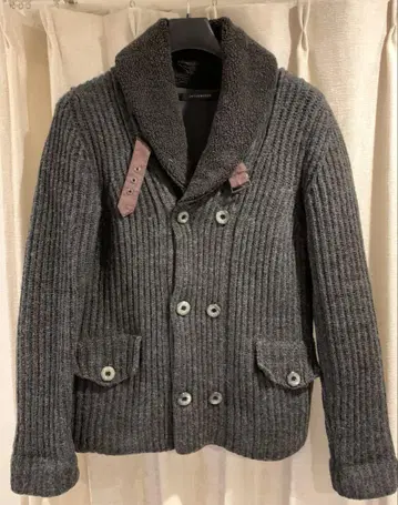 INTERMEZZO 보아 옷깃 더블 브레스트 자켓