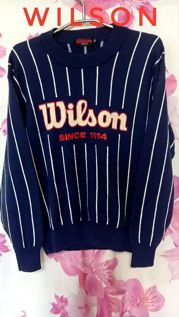 윌슨 스트라이프 스웨터 90s