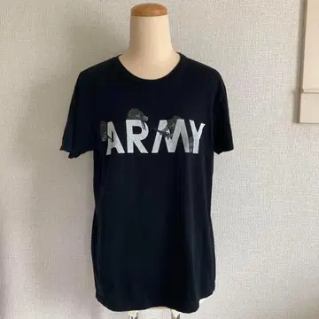 죠죠의 기묘한 모험 T셔츠 M 알트라 바이오렌스 ARMY 블랙