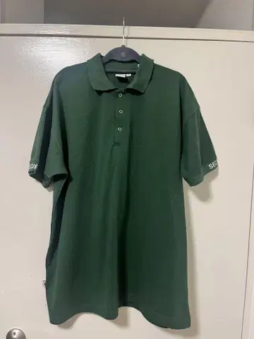구제 의류 피케 셔츠