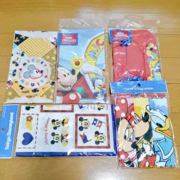 미키 미니 Disney 런치 크로스 복조리 타월 어린이용 프렌즈