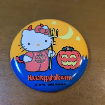 산리오 헬로키티 할로윈 캔뱃지 초레어 레트로