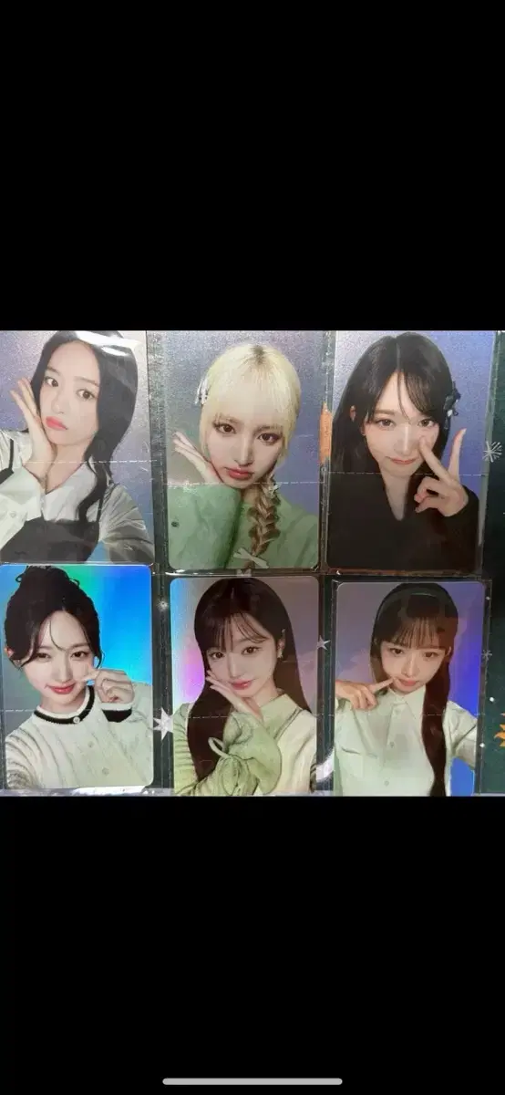 미개봉 파파존스 아이브 포카 8차 판매 6종 전원 증정 ive 포토카드