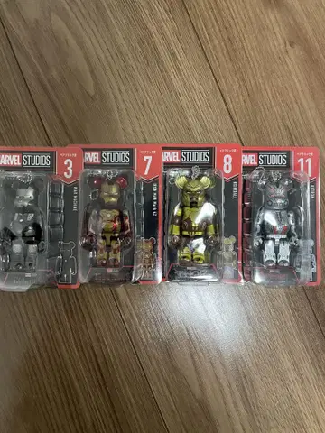 MARVEL STUDIOS 베어브릭 피규어 세트