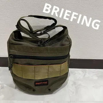 브리핑 브리핑 백 숄더 가방 카키
