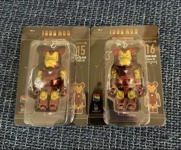 Happy 복권 BE@RBRICK IRON MAN 2체 세트