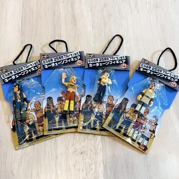 북두의 권 25주년 7Artist 키체인 피규어 4체