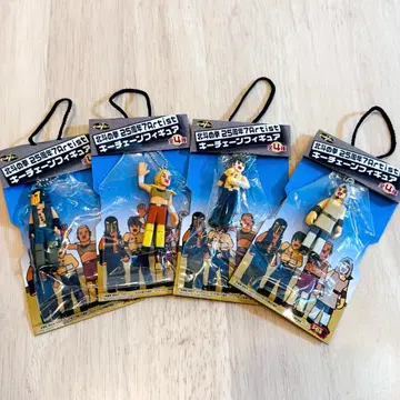 북두의 권 25주년 7Artist 키체인 피규어 4체