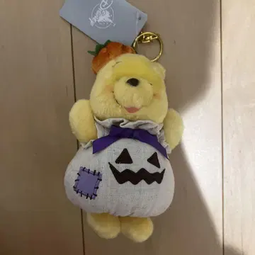 디즈니 스토어 할로윈 푸우 봉제 인형 키체인