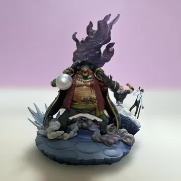 원피스 로그박스 검은 수염 피규어 골동품