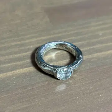 e.m 실버 지르코니아 반지 9호