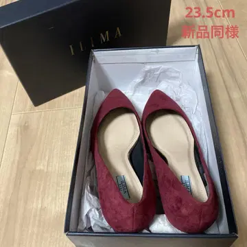 [ ILlMA ] 새상품급 펌프스 와인 레드 23.5cm