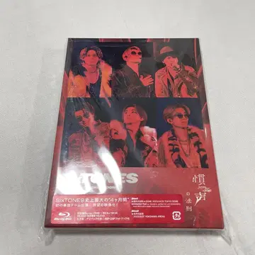 SixTONES 관성의 법칙 초회반 Blu-ray