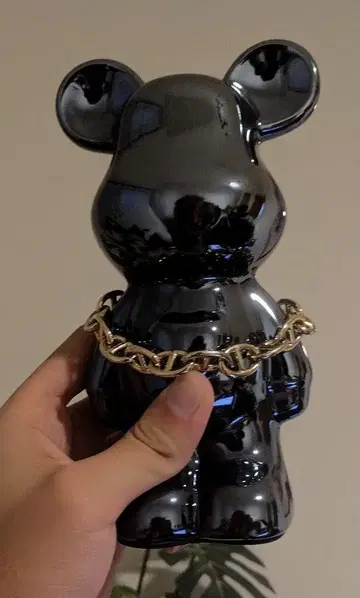 블랙 베어브릭 팔찌 포함 18cm