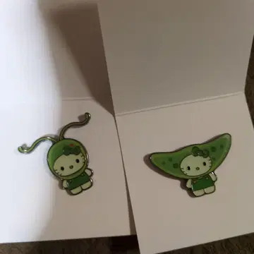 오사카 만박 일본관 한정판 키티 Algae 핀 배지 세트