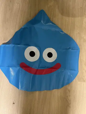 슬라임 캐릭터 굿즈 파랑 돗자리
