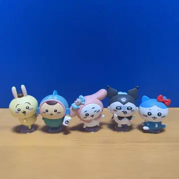 치이카와 x 산리오 가챠 피규어 5종