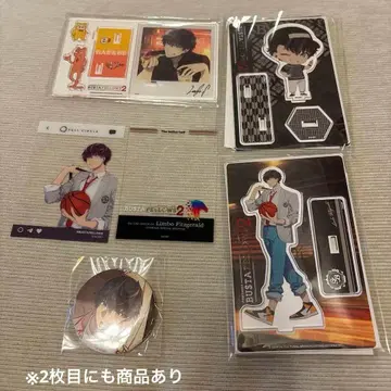 바스타페로우즈 린보 묶음 판매 아크릴 스탠드, 밤 캔뱃지 총 8점