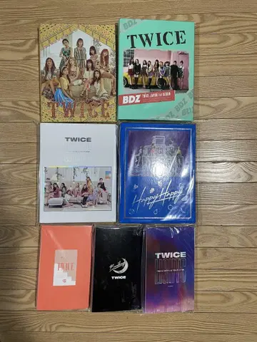 TWICE 트레이딩 카드 케이스 7권 세트 FC 한정판 3권 포함