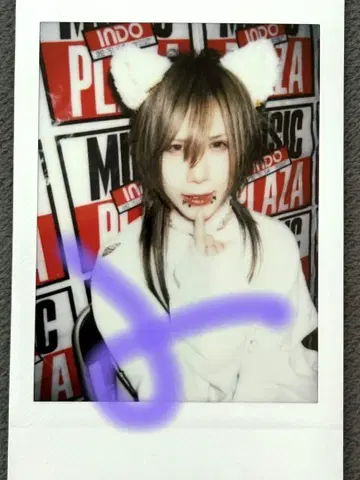 Royz 이기 인스트 고양이 귀 폴라로이드