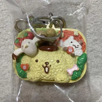 폼폼푸딩 도시락 마스코트 키링
