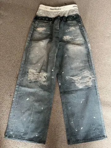 PROJECT/ GR TROMPE-L'IL DENIM PANTS