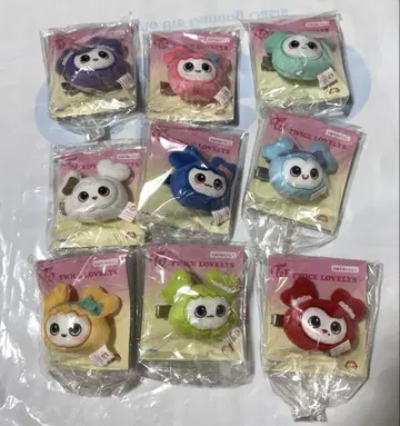 TWICE GIGO 봉제 인형 헤어핀 컴프