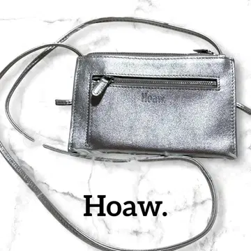 Hoaw. 스마트폰 숄더백 실버
