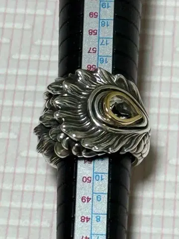 BloodyMary 드라드 링 #13호석 커스텀 토파즈