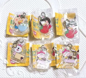[ 6개 세트 ] 하나카파 가챠가챠 오나마에 키체인