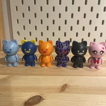 캣 맨션 cat mansion 고양이형 피규어 6체 세트