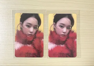 aespa Rich Man 트레이딩 카드 윈터 WINTER 동종 2장