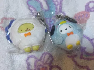 산리오 치비토모 미즈노 이키모노 폼폼푸딩 포차코 묶음 판매