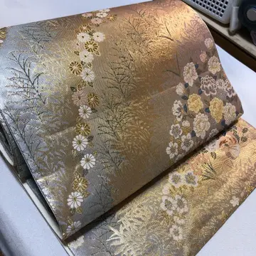 후쿠로 오비 순수 실크 새상품