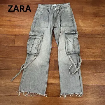 인기 ZARA 자라 카고 데님 팬츠 여성용