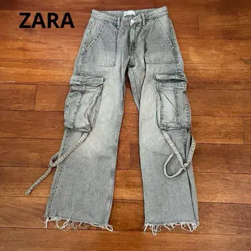 인기 ZARA 자라 카고 데님 팬츠 여성용