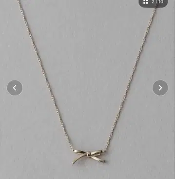 ete [레이어] 리본 목걸이