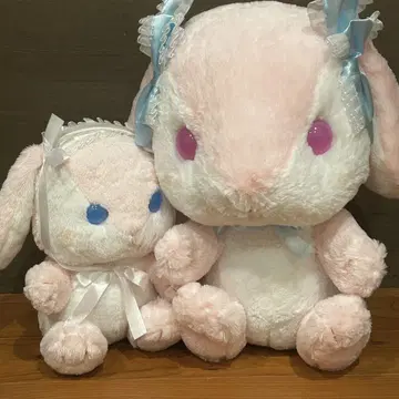 택 포함 새상품! 포테우사 로삐 스트로베리 봉제 인형 2체 세트