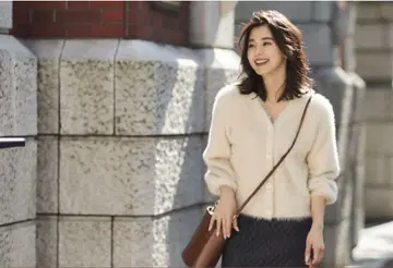 LOUNIE 루니 샤기 니트 가디건 아이보리 인기 프리