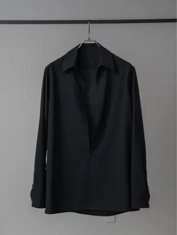 PRY 슈 Super100's Vareuse Shirt 블랙1