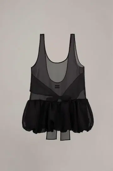overdue flair ORGANZA BALLOON MINI DRESS
