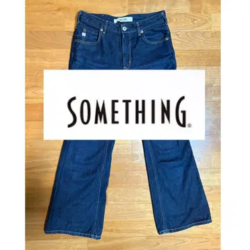 [ 여름 세일 가격 ] SOMETHING 플레어 데님