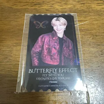 FANTASTICS 기무라 케이토 클리어 픽처 티켓