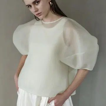 리텐 Liten sheer sculpture tops 시어 민트