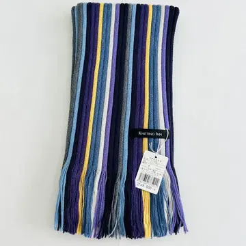 KNITTING INN 니팅인 마츠이 니트 기켄 머플러 보라색 울