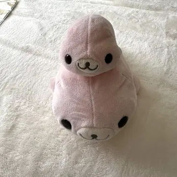 마메고마 봉제 인형 대소 세트 핑크 사쿠라고마