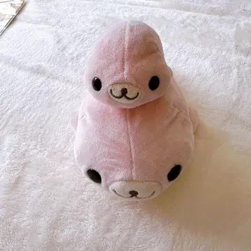 마메고마 봉제 인형 대소 세트 핑크 사쿠라 고마 헤이세이 레트로