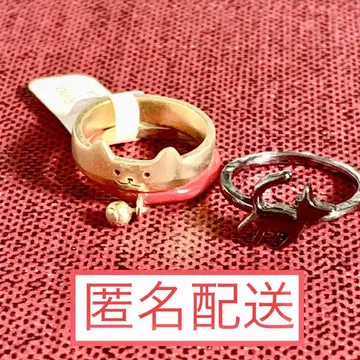 Luccica 루치카 톰 캣 핑키 반지 레드 고양이 고양이 반지