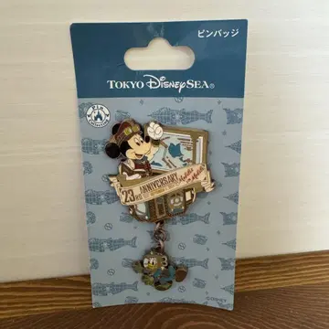 도쿄디즈니씨 23주년 해저 2만리 핀 배지 disney